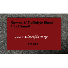 Rowmark/ Traffolyte Sheet<BR>Red/Black_R/B (823)